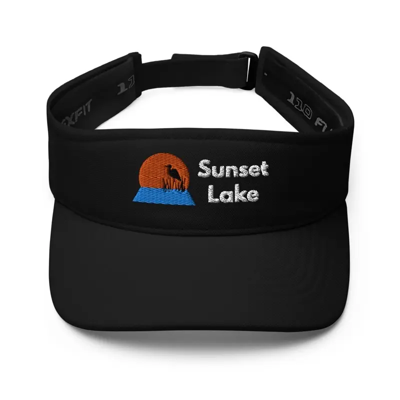 Dark Unisex Visor w/Embroidered Logo