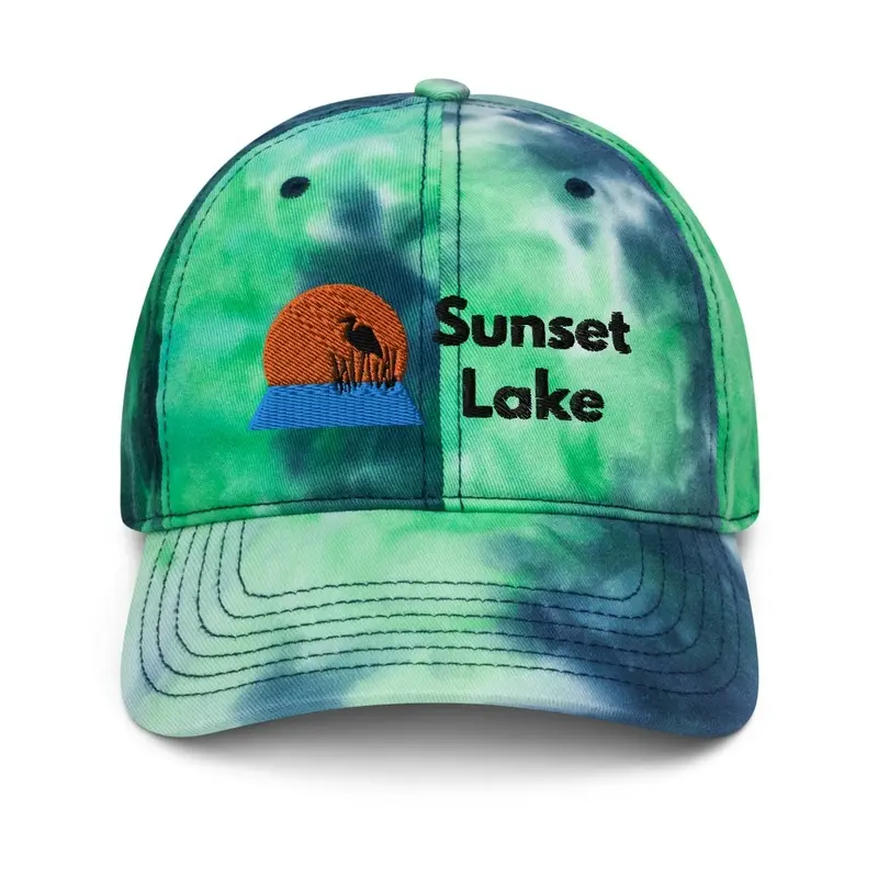 Tie-Die Dad Hat w/Embroidered Logo