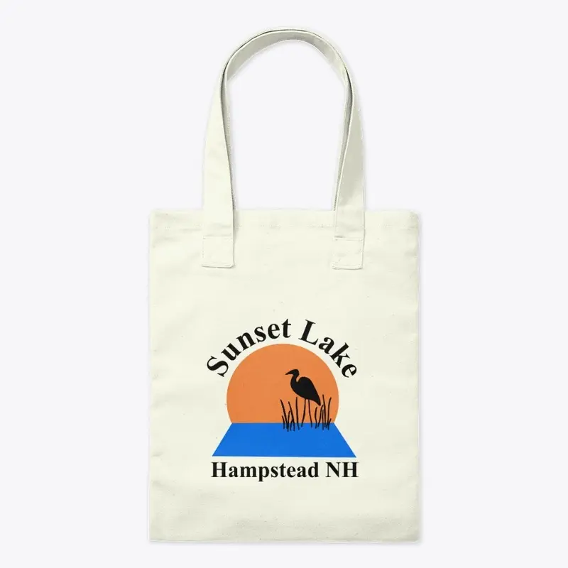 Sunset Lake Tote Bag